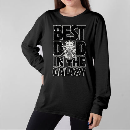 Gift for Dad Shirt, Funny Dad Unisex T-Shirt/Hoodie/Sweatshirt HLT00 – Star Wars Best Dad in the Galaxy Darth Vader T-Shirt