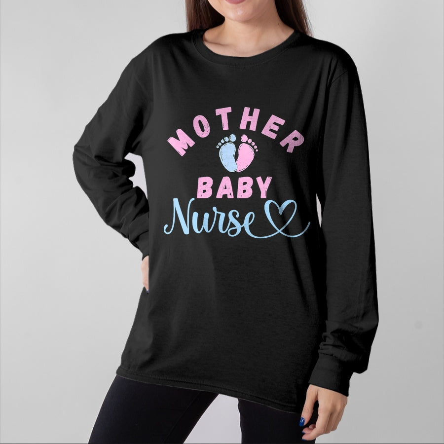 Funny Nurse Shirt, Nurse Unisex T-Shirt/Hoodie/Sweatshirt HLT00 - Postpartum Mother Baby  Nurse Mom Baby Postpartum Nursing T-Shirt