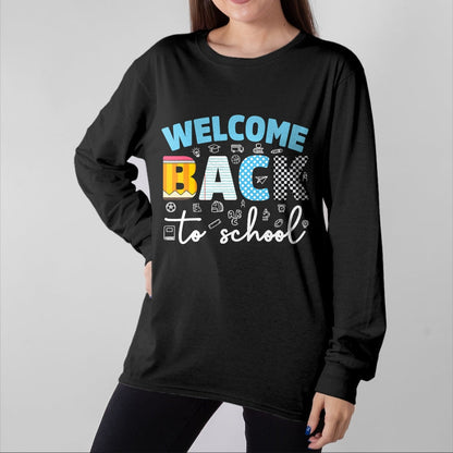 Best Student Shirt, Funny Back To School UnisexT-Shirt/Hoodie/Sweatshirt HLT00 - Welcome Back to School Shirt Teacher Student Gift Boys Girls T-Shirt