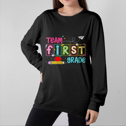 Best Student Shirt, Funny Back To School UnisexT-Shirt/Hoodie/Sweatshirt HLT00 - Team 1st Grade Squad Shirts Teacher Student Back to School T-Shirt