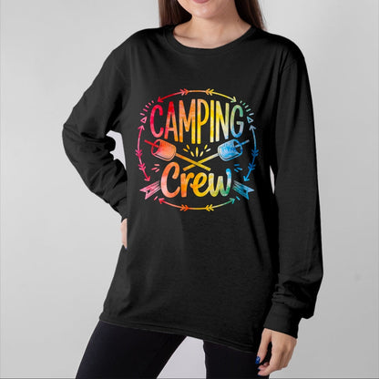 Funny Camping Shirt, Gift For Camping Lover Unisex T-Shirt/Hoodie/Sweatshirt HLT00 - Camping Crew Family Matching Camp Group Squad Team T-Shirt (1)