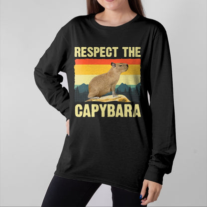 Cute Capybara Shirt, Funny Capybara UnisexT-Shirt/Hoodie/Sweatshirt HLT00 - Capybara Art for Men Women Kids Rodent Animal Lover Capybara T-Shirt