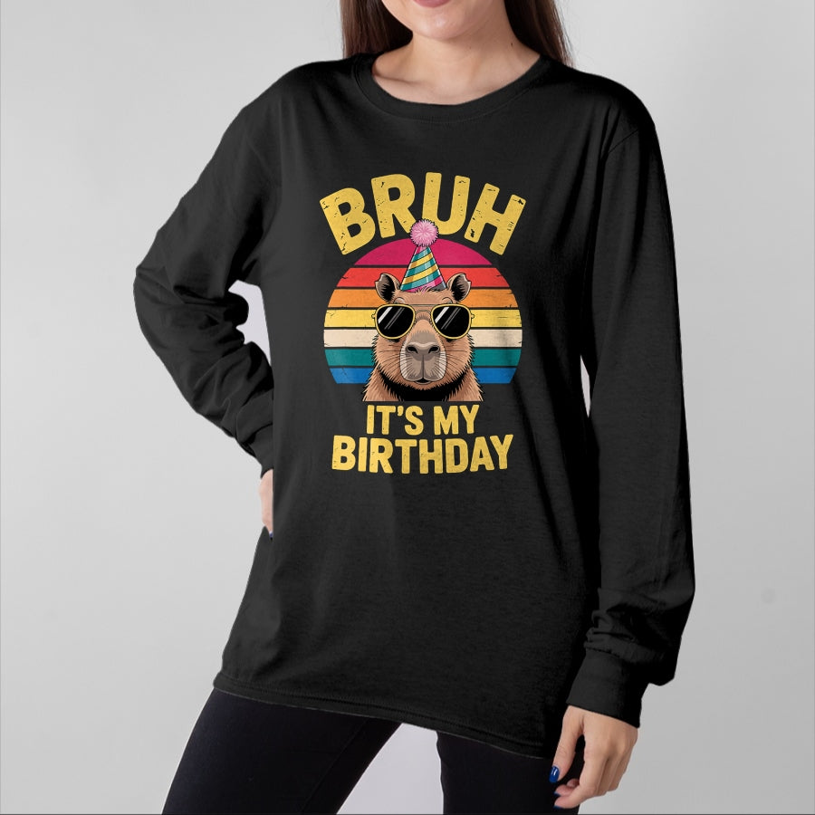 Cute Capybara Shirt, Funny Capybara UnisexT-Shirt/Hoodie/Sweatshirt HLT00 - Capybara Birthday Art for Men Women Kids Girls Boy Capy T-Shirt