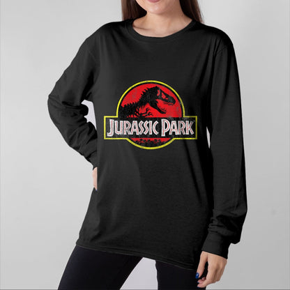 Best Dinosaur Lover Shirt, Funny Dinosaur UnisexT-Shirt/Hoodie/Sweatshirt HLT00 - Jurassic Park Distressed Original Park Logo T-Shirt Tee for Men and Women