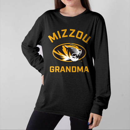Best Grandma Shirt, Proud Grandma Unisex T-Shirt/Hoodie/Sweatshirt HLT00 - University of Missouri Mizzou Tigers Arched Grandma T-Shirt