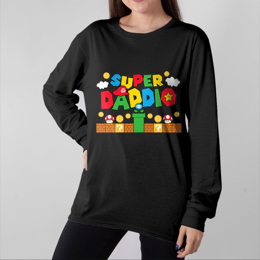 Gift for Dad Shirt, Funny Dad Unisex T-Shirt/Hoodie/Sweatshirt HLT00 – Super Daddy - Father_s Day Shirt Gift - Father_s Day Gift T-Shirt