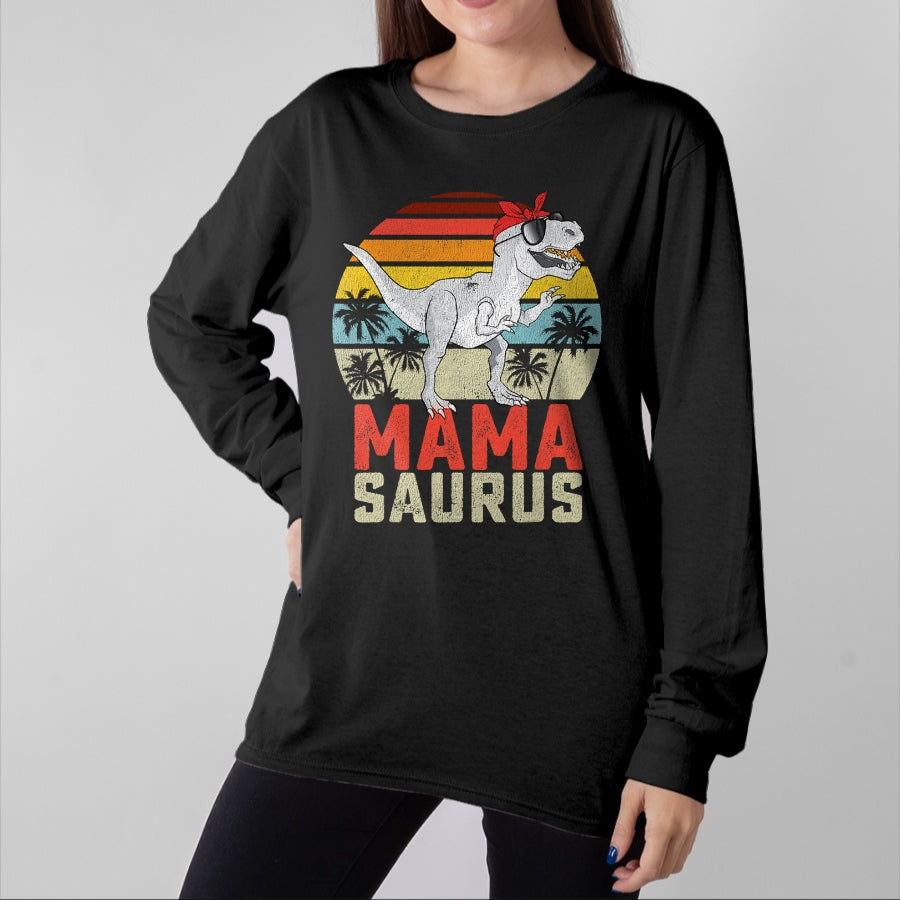 Best Dinosaur Lover Shirt, Funny Dinosaur UnisexT-Shirt/Hoodie/Sweatshirt HLT00 - Mamasaurus T Rex Dinosaur Mama Saurus Family Matching Women T-Shirt