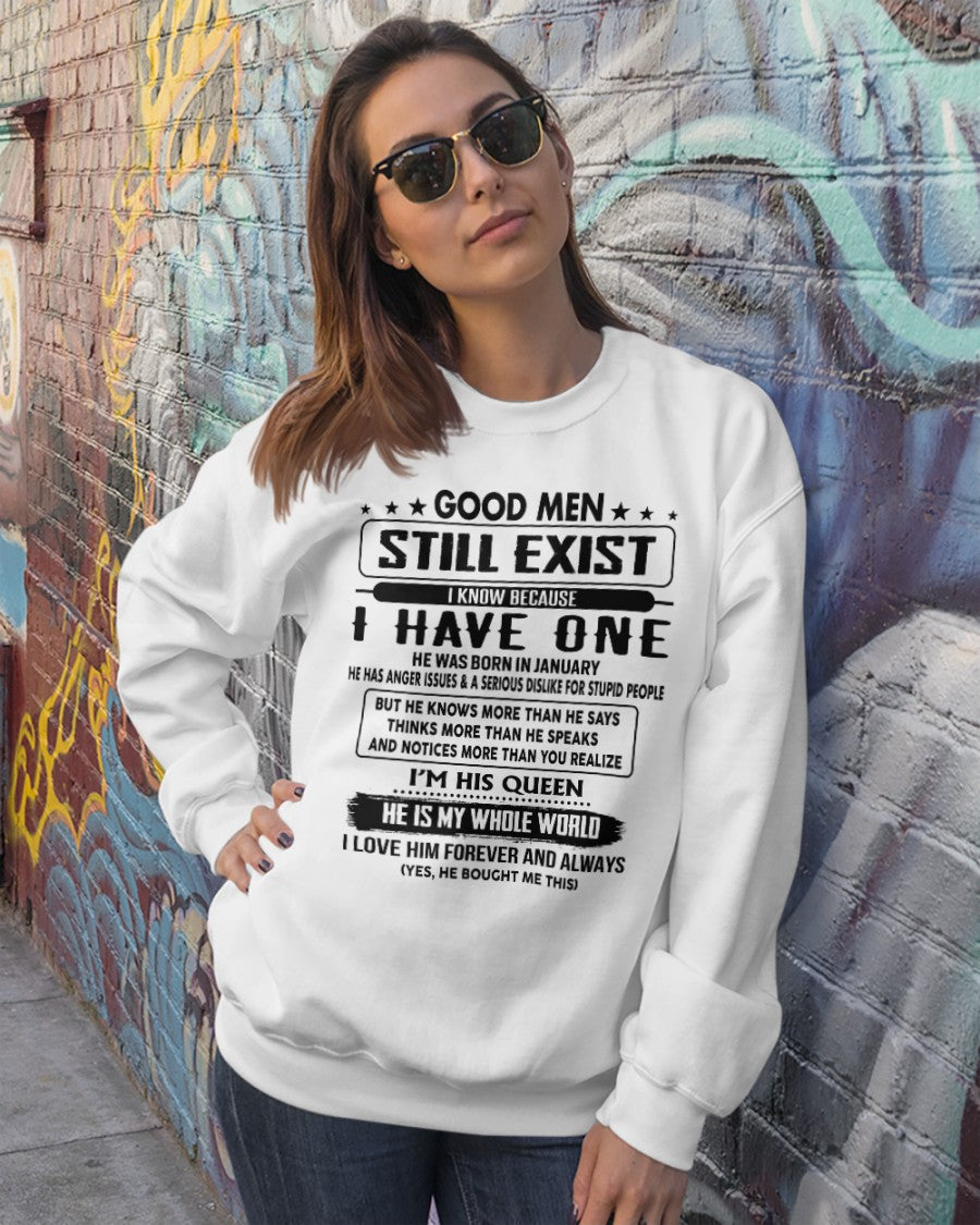 January - Good men Still Exist - gift for your girlfriend, wife from Husband - DTSM01 (SKU-GM-01)
