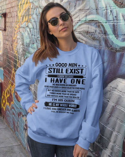 January - Good men Still Exist - gift for your girlfriend, wife from Husband - DTSM01 (SKU-GM-01)