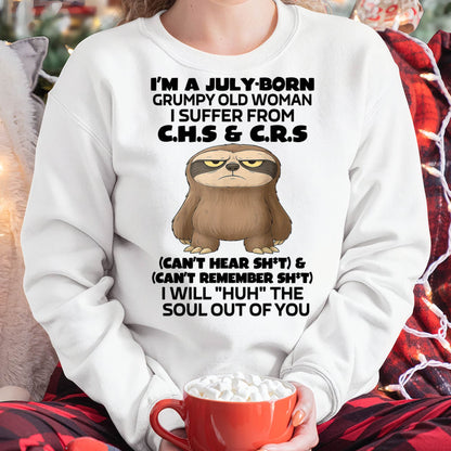 July - Grumpy Old Woman - Birrthday Gift For Women - DTSM07 (SKU09-21-07)