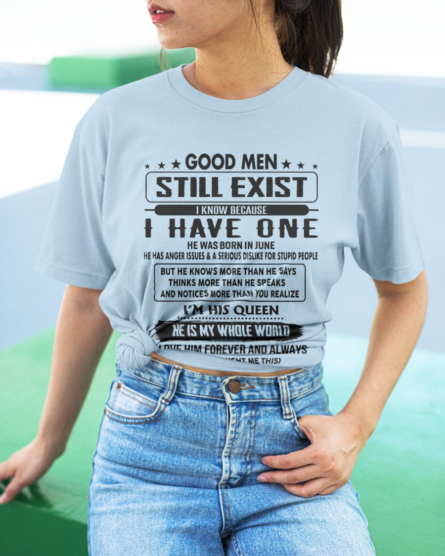 June - Good men Still Exist - gift for your girlfriend, wife from Husband - DTSM06 (SKU-GM-06)
