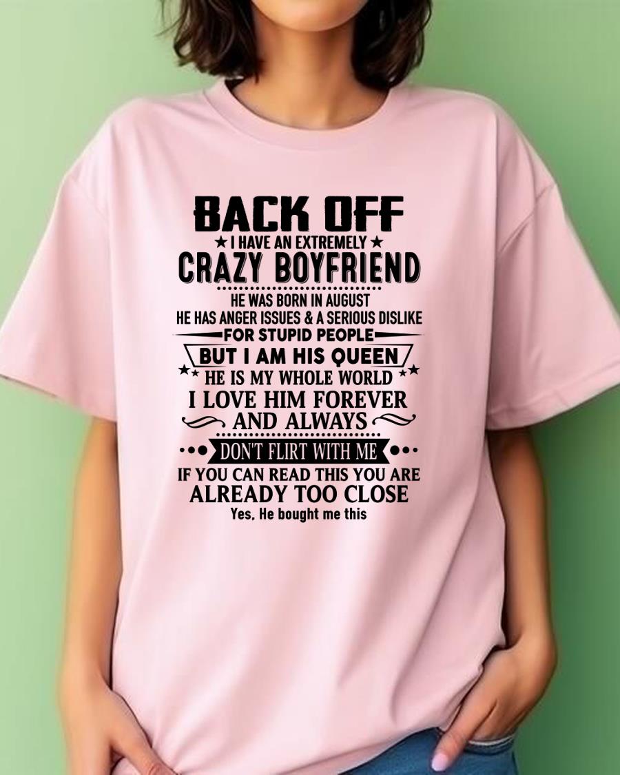 August - Back Off I Have An Extremely Crazy Boyfriend - NGHL08 (SKUT-BACKOFF-08)