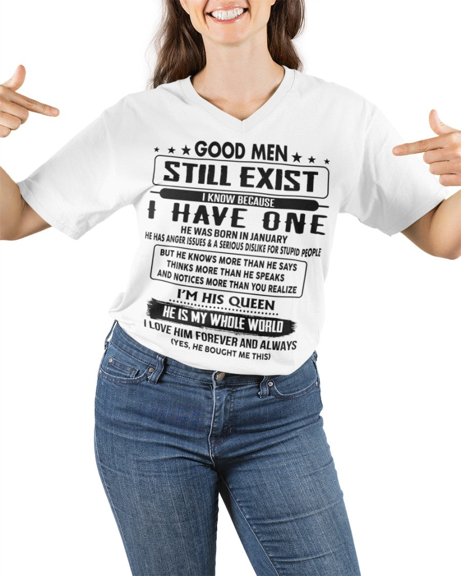 January - Good men Still Exist - gift for your girlfriend, wife from Husband - DTSM01 (SKU-GM-01)