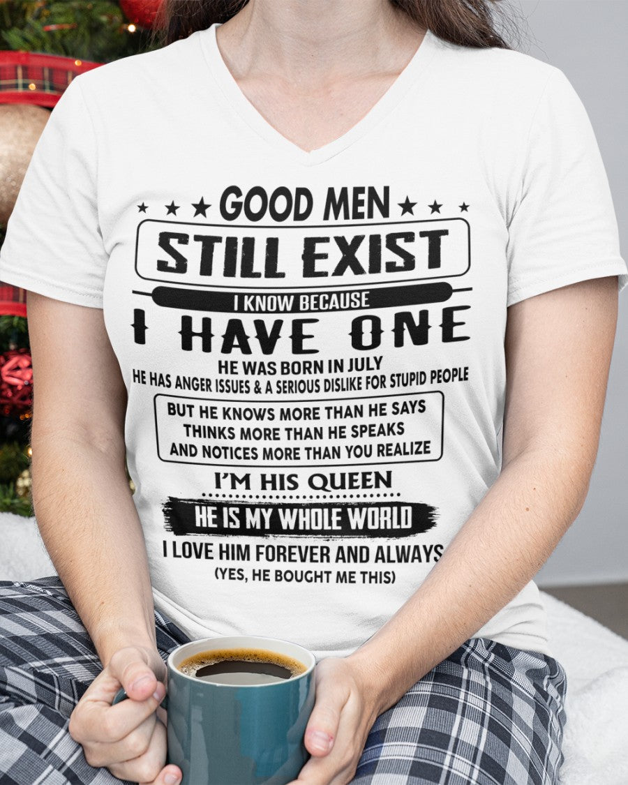 July - Good men Still Exist - gift for your girlfriend, wife from Husband - DTSM07 (SKU-GM-07)