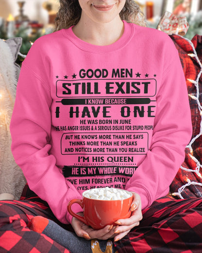 June - Good men Still Exist - gift for your girlfriend, wife from Husband - DTSM06 (SKU-GM-06)