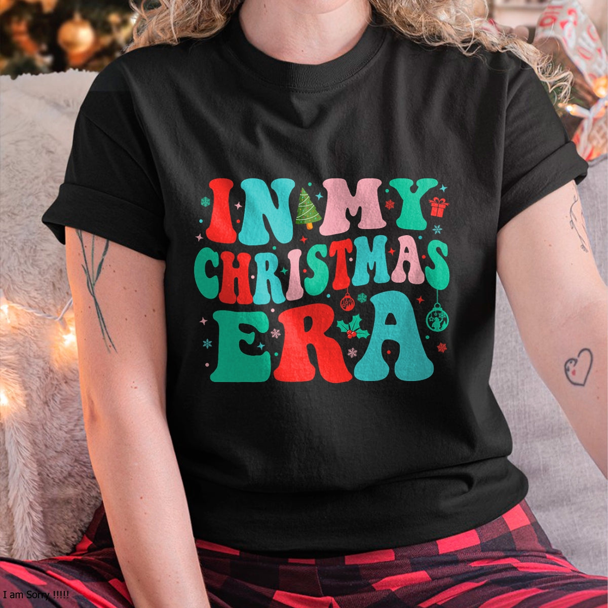 Christmas Shirts for Family, Funny christmas shirts, Christmas Unisex T-Shirt/Hoodie/Sweatshirt HLT00 - In My Christmas Era Cute Groovy Christmas Holiday Xmas T-Shirt
