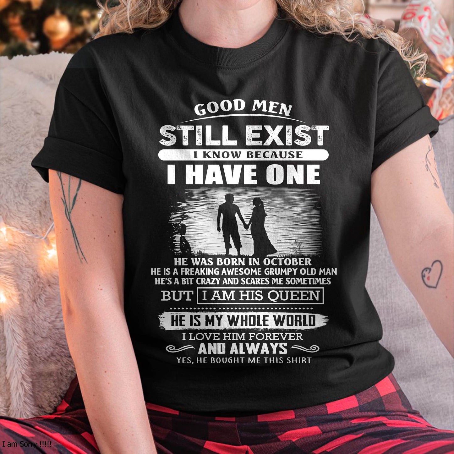 OCTOBER - GOOD MEN STILL EXIST - PERFECT GIFT FROM HUSBAND, BOYFRIEND - DTSM10 (SKU2604-306-10)