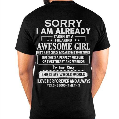 I’m Her King Shirt - Perfect Gift For Your Boyfriend DTSM00 (SKU04-86-00)