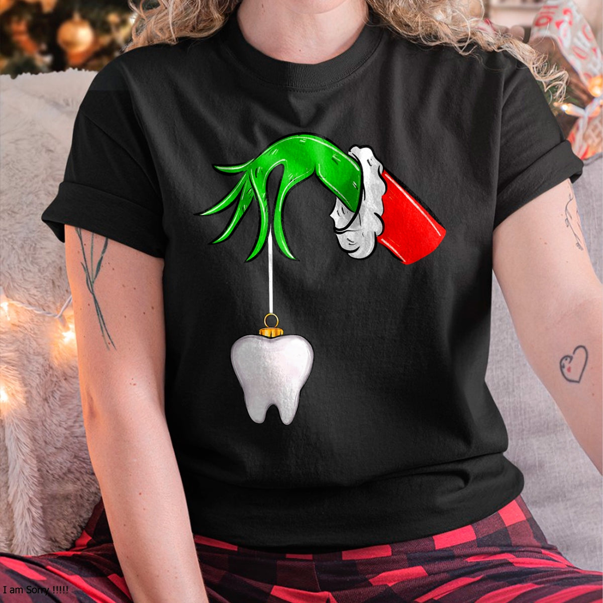 Christmas Shirts for Family, Funny christmas shirts, Christmas Unisex T-Shirt/Hoodie/Sweatshirt HLT00 - Christmas Tooth Dentist Dental Assistant Teeth Xmas Pajamas T-Shirt