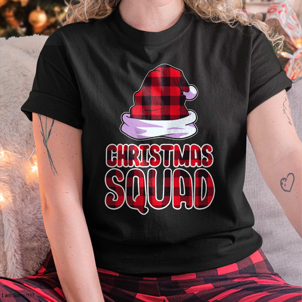 Christmas Shirts for Family, Funny christmas shirts, Christmas Unisex T-Shirt/Hoodie/Sweatshirt HLT00 - Christmas Squad Family Group Matching Christmas Party Pajama T-Shirt