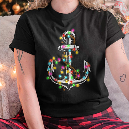 Christmas Shirts for Family, Funny christmas shirts, Christmas Unisex T-Shirt/Hoodie/Sweatshirt HLT00 - Christmas Lights Boating Sailing Cruise Boat Gifts T-Shirt