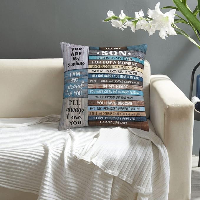 To My Son From Mom & Dad Pillow