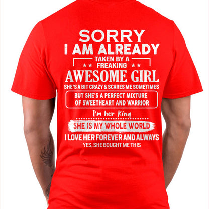 I’m Her King Shirt - Perfect Gift For Your Boyfriend DTSM00 (SKU04-86-00)