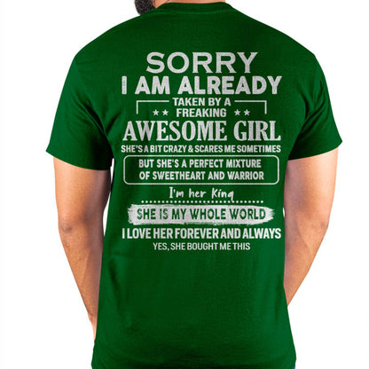 I’m Her King Shirt - Perfect Gift For Your Boyfriend DTSM00 (SKU04-86-00)