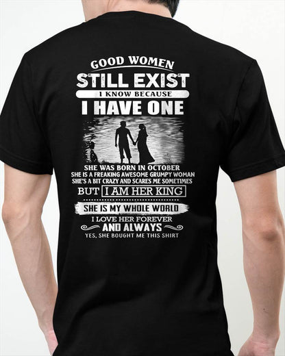 OCTOBER - GOOD WOMEN STILL EXIST - PERFECT GIFT FROM WIFE, GIRLFRIEND - DTSM10 (SKU2604-293-10)