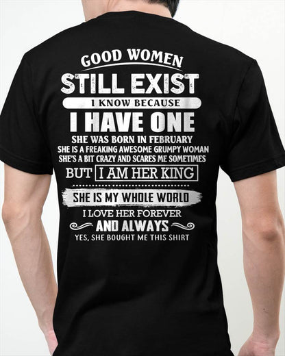 FEBRUARY - GOOD WOMEN STILL EXIST - PERFECT GIFT FROM WIFE, GIRLFRIEND - DTSM02 (SKU12-306-02)