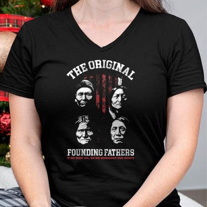 Native American T-Shirts, Vintage Native American Unisex T-Shirt/Hoodie/Sweatshirt HLT00 - The Original Founding Fathers Native American Themed T-Shirt (2)