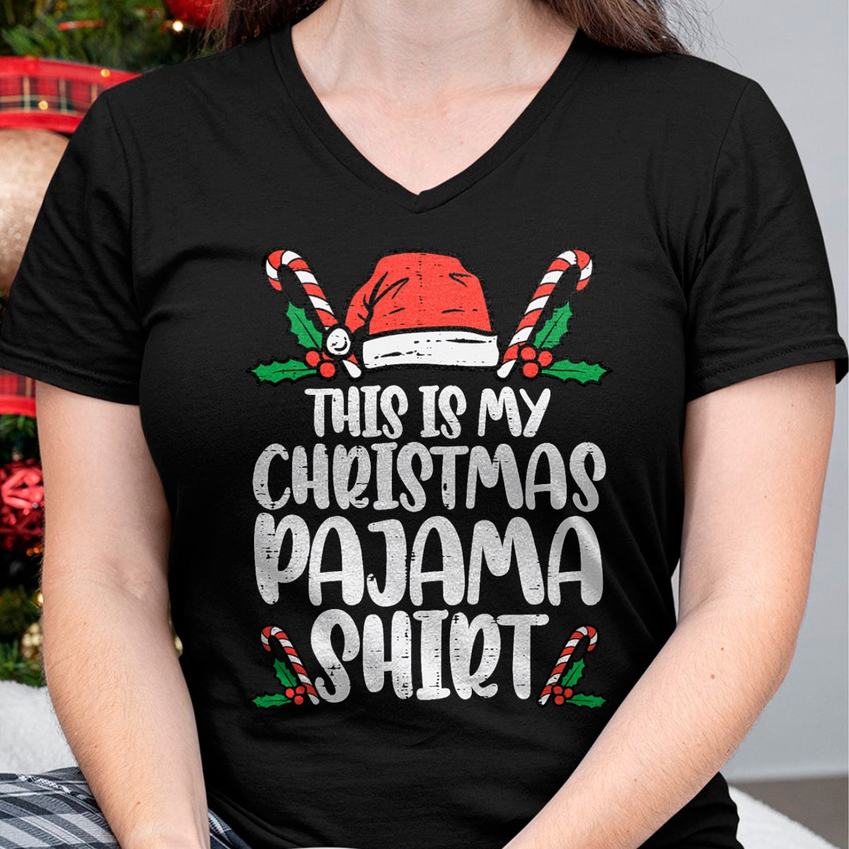 Christmas Shirts for Family, Funny christmas shirts, Christmas Unisex T-Shirt/Hoodie/Sweatshirt HLT00 - This Is My Christmas Pajama Shirt Funny Xmas PJs Men Women T-Shirt