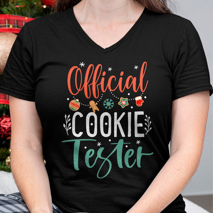 Christmas Shirts for Family, Funny christmas shirts, Christmas Unisex T-Shirt/Hoodie/Sweatshirt HLT00 - Official Cookie Tester Funny Christmas Couples Matching T-Shirt