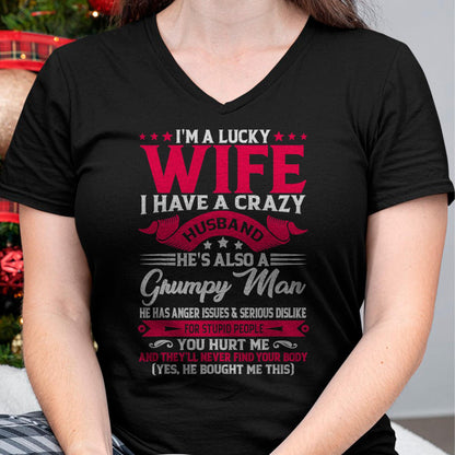 I am Lucky Wife - Gift for Wife From Husband - NGHL00