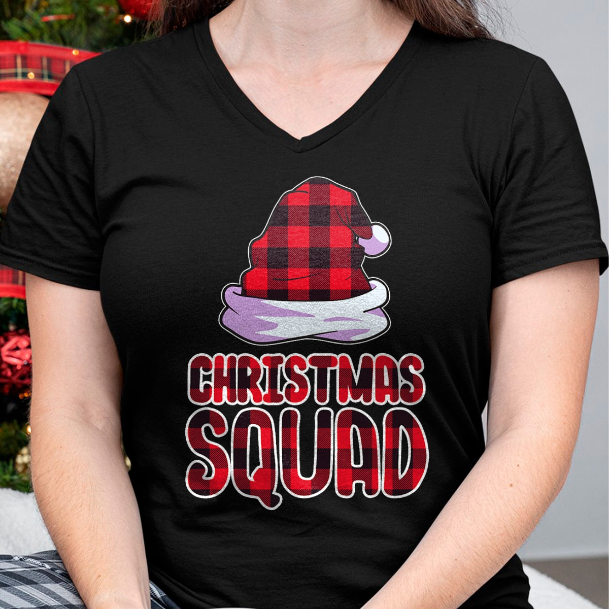 Christmas Shirts for Family, Funny christmas shirts, Christmas Unisex T-Shirt/Hoodie/Sweatshirt HLT00 - Christmas Squad Family Group Matching Christmas Party Pajama T-Shirt