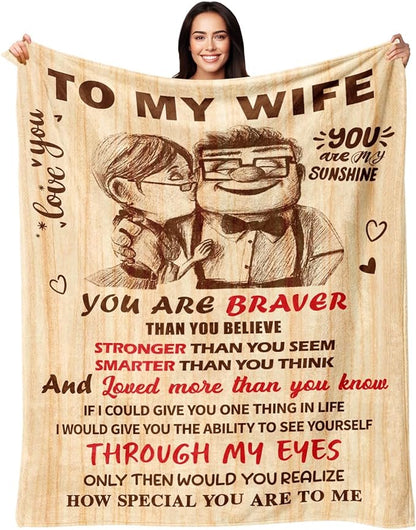 Special Blanket for Your Wife - From Husband Blanket