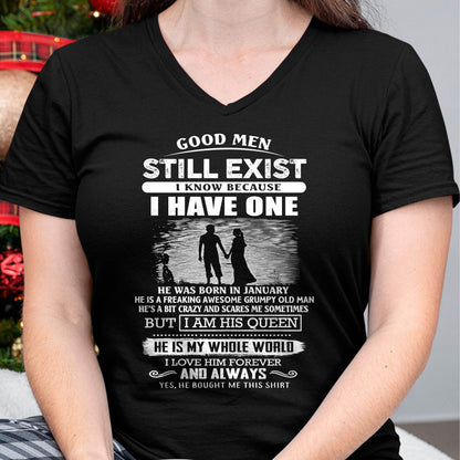 JANUARY - GOOD MEN STILL EXIST - PERFECT GIFT FROM HUSBAND, BOYFRIEND - DTSM01 (SKU2604-306-01)