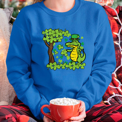 Patrick Day Shirts for Family, Funny Patrick Day shirts, st patrick's day Unisex T-Shirt/Hoodie/Sweatshirt HLT00 - St Patrick Day Alligator Shamrock Saint Pattys Men Women Kid T-Shirt