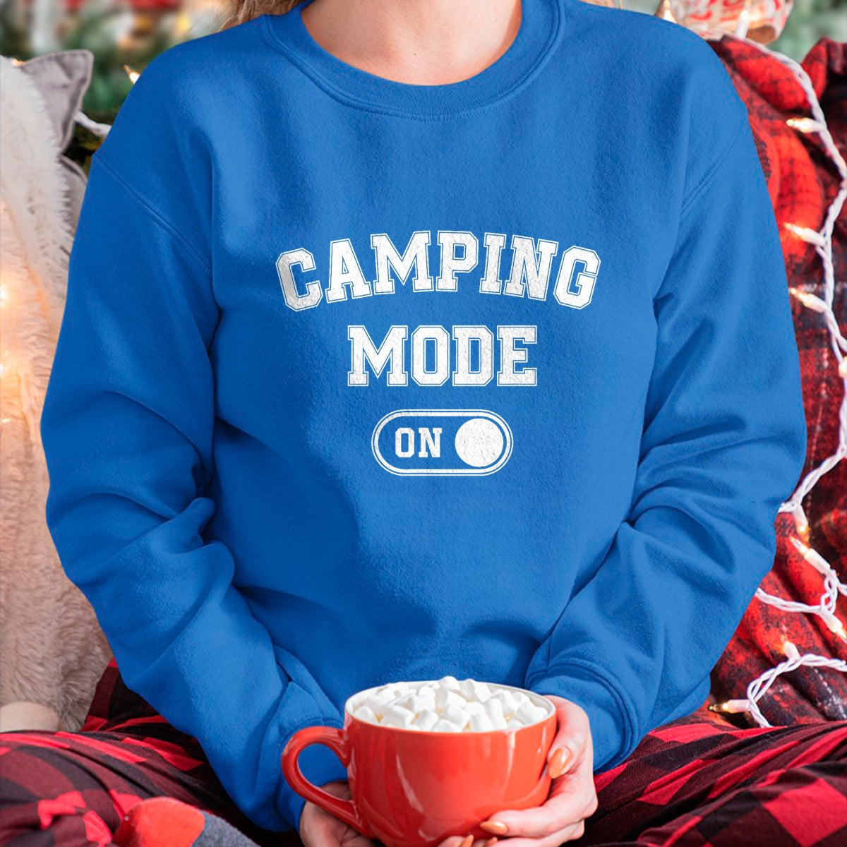 Funny Camping Shirt, Gift For Camping Lover Unisex T-Shirt/Hoodie/Sweatshirt HLT00 - Camping Mode On Funny Camper Gift Nature Lover Scout T-Shirt
