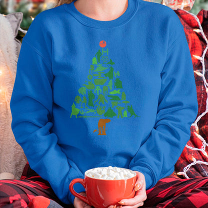 Christmas Shirts for Family, Funny christmas shirts, Christmas Unisex T-Shirt/Hoodie/Sweatshirt HLT00 - Star Wars Holiday Christmas Tree T-Shirt