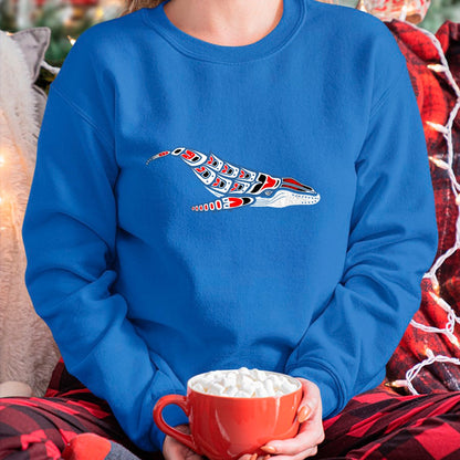 Native American T-Shirts, Vintage Native American Unisex T-Shirt/Hoodie/Sweatshirt HLT00 - Native American Art Humpback Whale Pacific Northwest T-Shirt