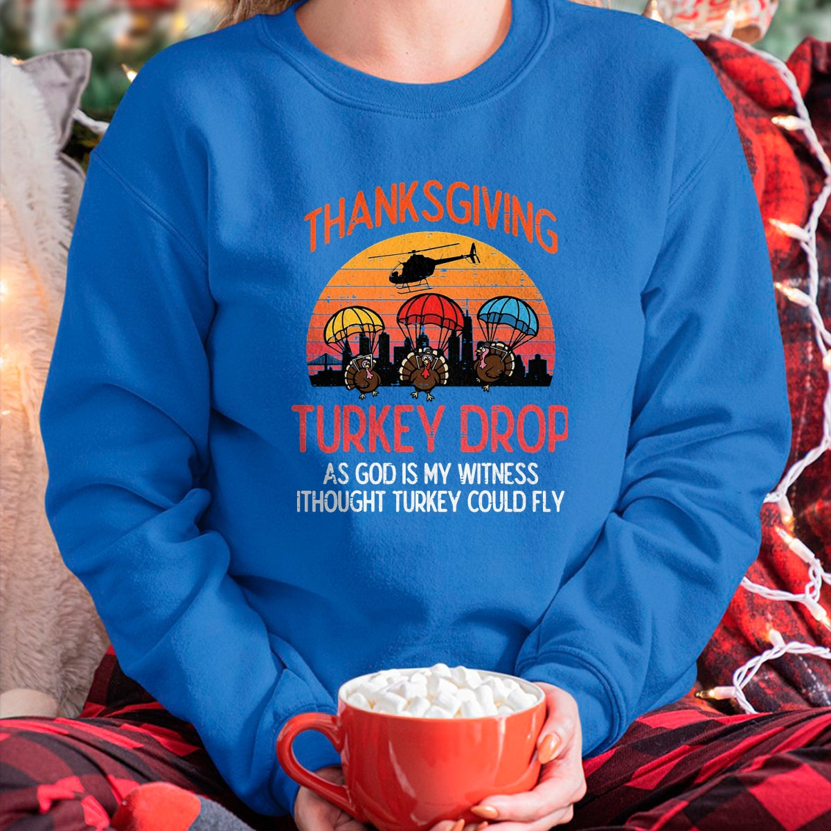 Best Thanksgiving Family Shirt , Funny Thanksgiving UnisexT-Shirt/Hoodie/Sweatshirt HLT00 - Thanksgiving Turkey Drop Retro Meme Fall Women Men Kids T-Shirt, Men, Black, 3X-Large