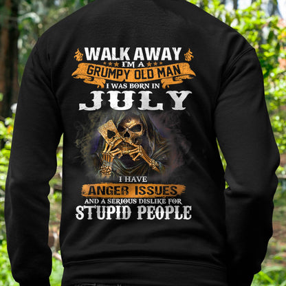 July - Grumpy Old Man T-Shirt – Perfect Gift For Men - DTSM07 (SKU09-89-07)