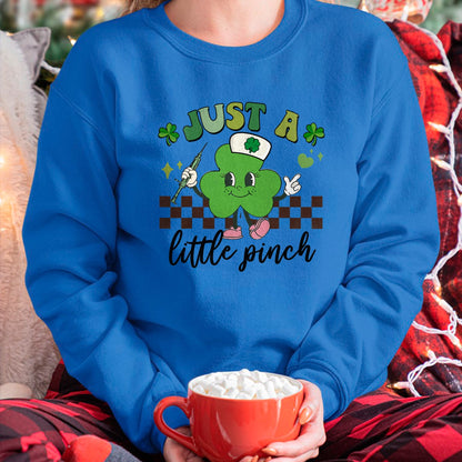 Patrick Day Shirts for Family, Funny Patrick Day shirts, st patrick's day Unisex T-Shirt/Hoodie/Sweatshirt HLT00 - Nurse St Patrick Day Just A Little Pinch RN L&D Phlebotomist T-Shirt