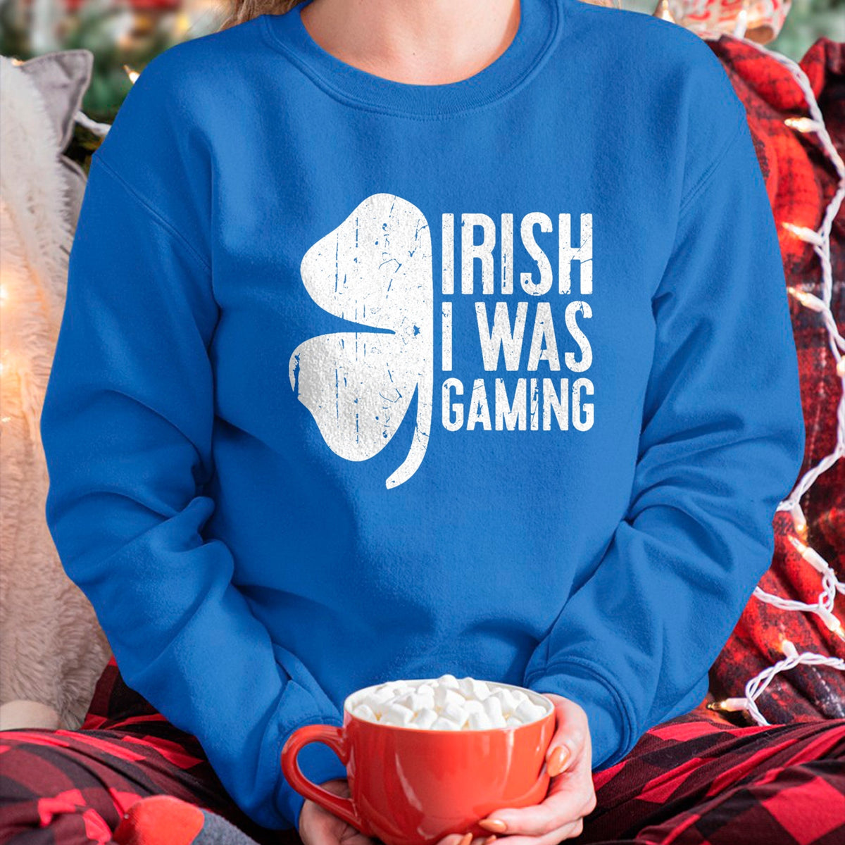 Patrick Day Shirts for Family, Funny Patrick Day shirts, st patrick's day Unisex T-Shirt/Hoodie/Sweatshirt HLT00 - Irish I Was Gaming T-Shirt Saint Patrick Day Shirt T-Shirt