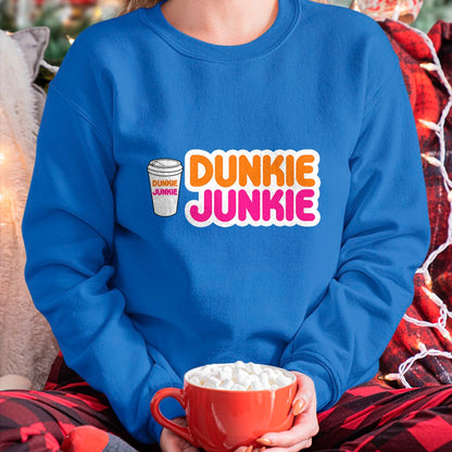 Best Thanksgiving Family Shirt , Funny Thanksgiving UnisexT-Shirt/Hoodie/Sweatshirt HLT00 - Funny Dunkie Junkie Coffee Love Funny Coffee Saying T-Shirt (2)