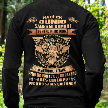 Camiseta de Hombre Nacido en Junio con Frases Inspiradoras - DTSM06 (SKU07-71-06)
