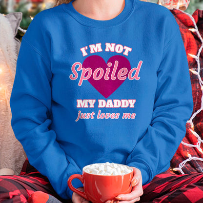 Best Wife Shirt, Wife and Husband Unisex T-Shirt/Hoodie/Sweatshirt HLT00 - Girls I'm Not Spoiled My Daddy Just Loves Me Funny Daughter Premium T-Shirt