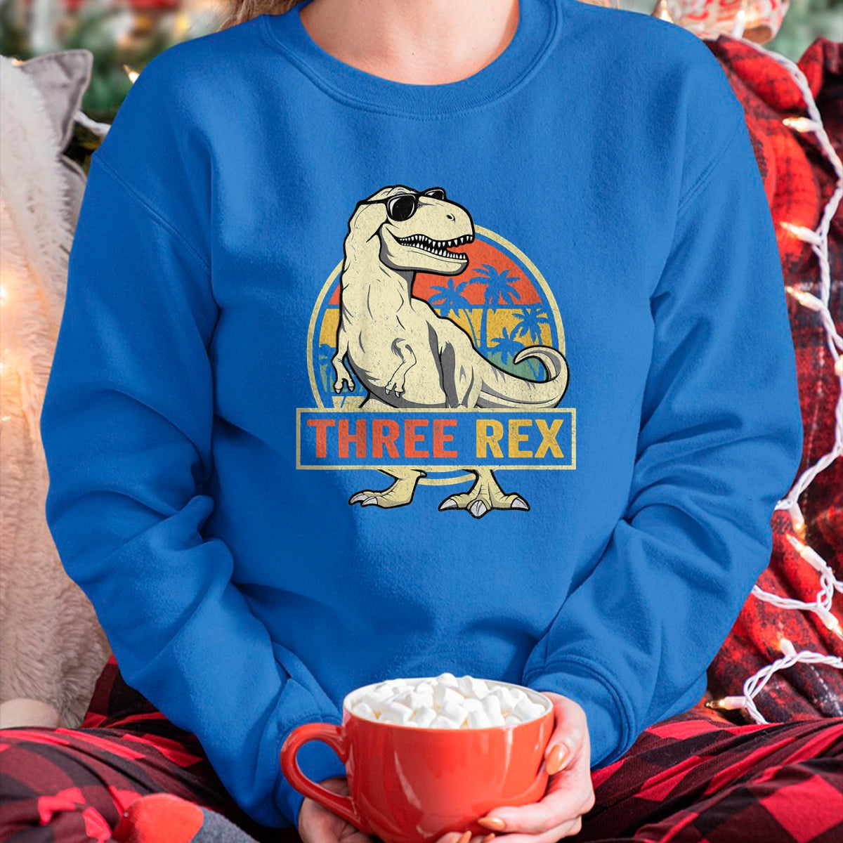 Best Dinosaur Lover Shirt, Funny Dinosaur UnisexT-Shirt/Hoodie/Sweatshirt HLT00 - Three Rex 3rd Birthday T Shirts Third Dinosaur Tees for Boys Girls Kids 3 Year Old