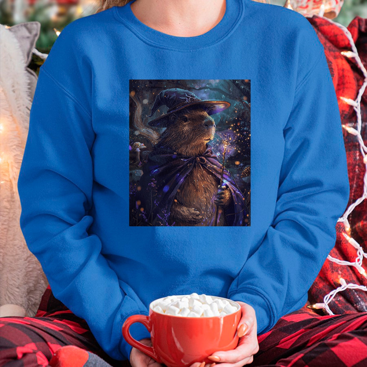 Cute Capybara Shirt, Funny Capybara Unisex T-Shirt/Hoodie/Sweatshirt HLT00 - Funny Graphic Capybara Long Sleeve T-Shirt (20)